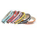 Leather Collar ( Pawprint design)