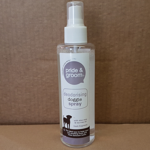 Pride and Groom Deodourising Dog Spray